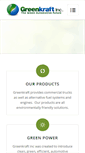 Mobile Screenshot of greenkraftinc.com