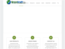 Tablet Screenshot of greenkraftinc.com
